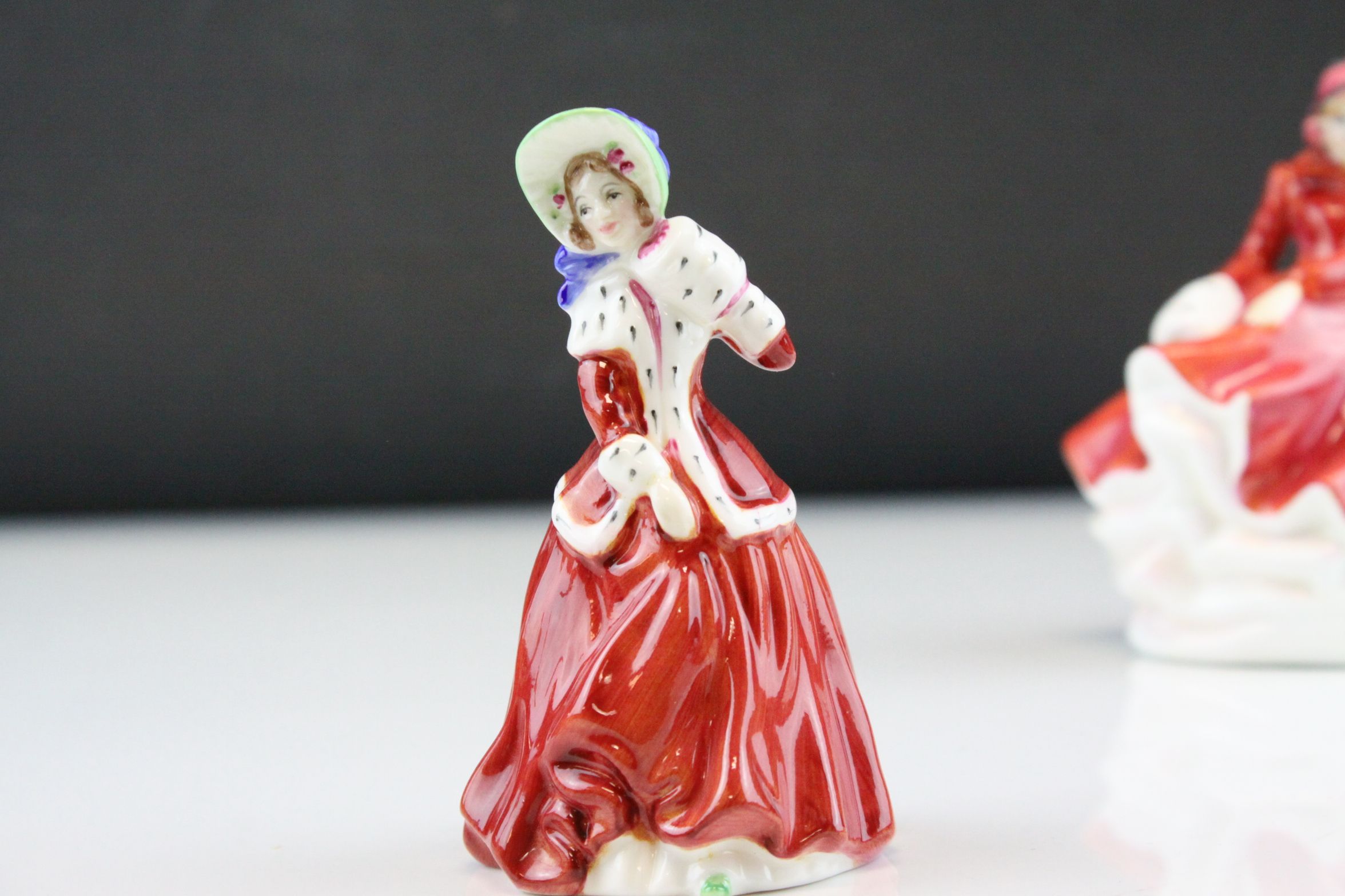 Three Small Royal Doulton Figurines - Emma, Southern Belle and Christmas Morn, h.approx.11.5cms - Image 5 of 9