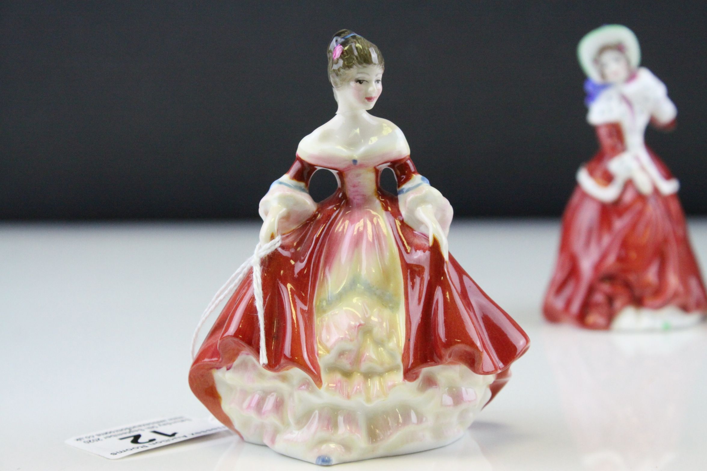 Three Small Royal Doulton Figurines - Emma, Southern Belle and Christmas Morn, h.approx.11.5cms - Image 2 of 9