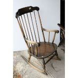 Lathe and Stickback Rocking Chair