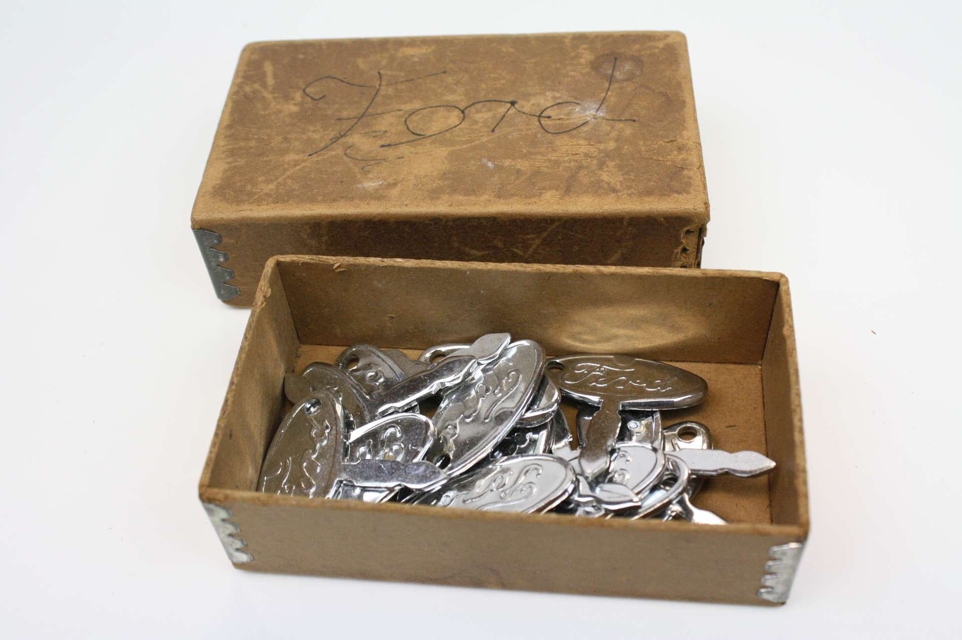 Ford Script Logo Tractor Keys x 13 in a small box