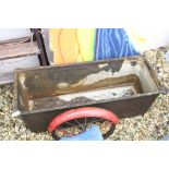 Antique Cast Iron Feed Trough, 98cms x 41cms