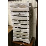 Pine five section apple and vegetable storage racks