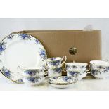 Royal Albert ' Moonlight Rose ' Service including Teapot, 2 milk jugs, oval serving plate, 8