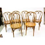 Set of Six Bentwood Bistro Chairs