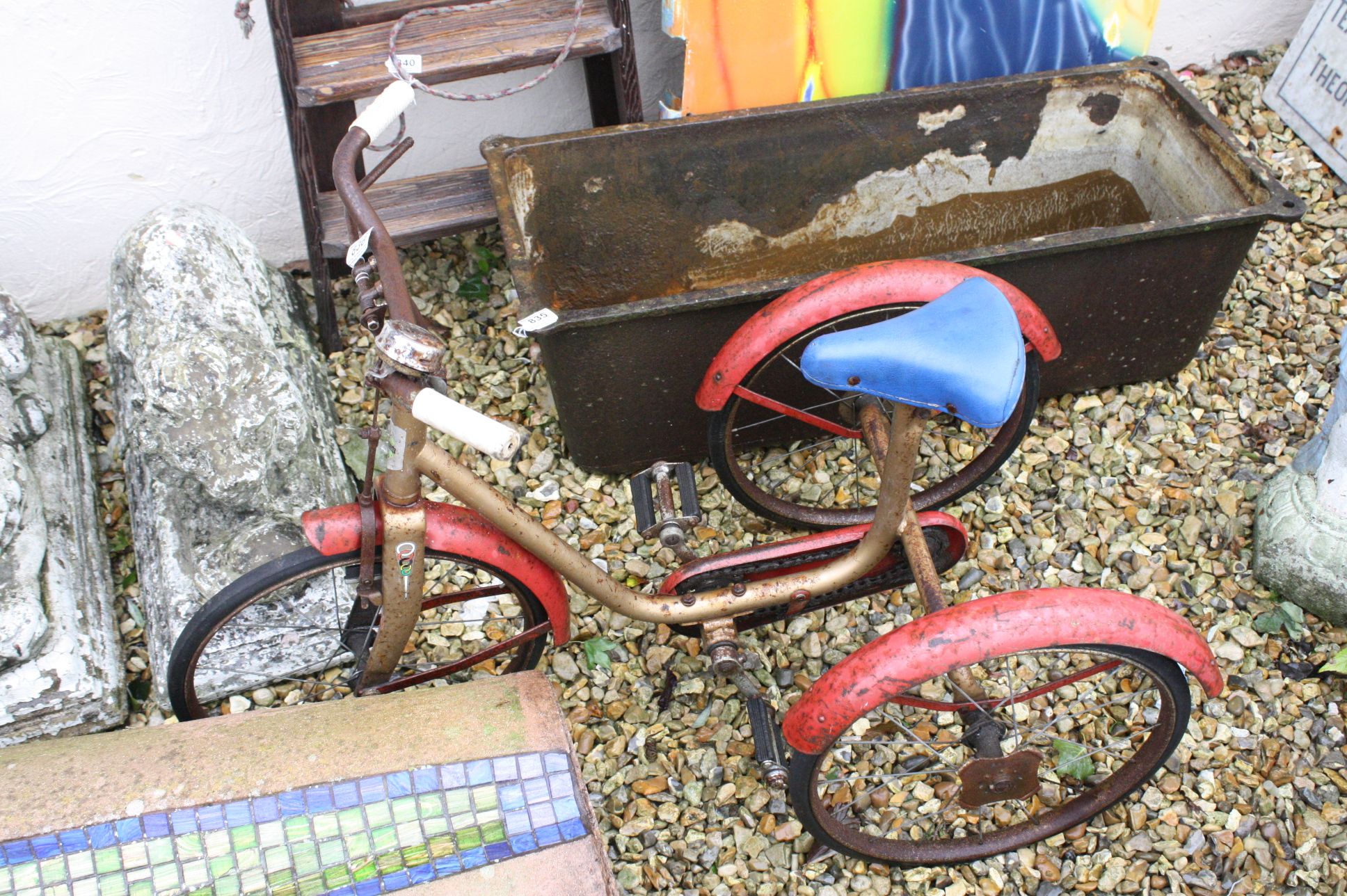 Vintage Child's Harlequin Trike