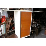 Retro Mid 20th century Modular Wall Unit with Teak Doors