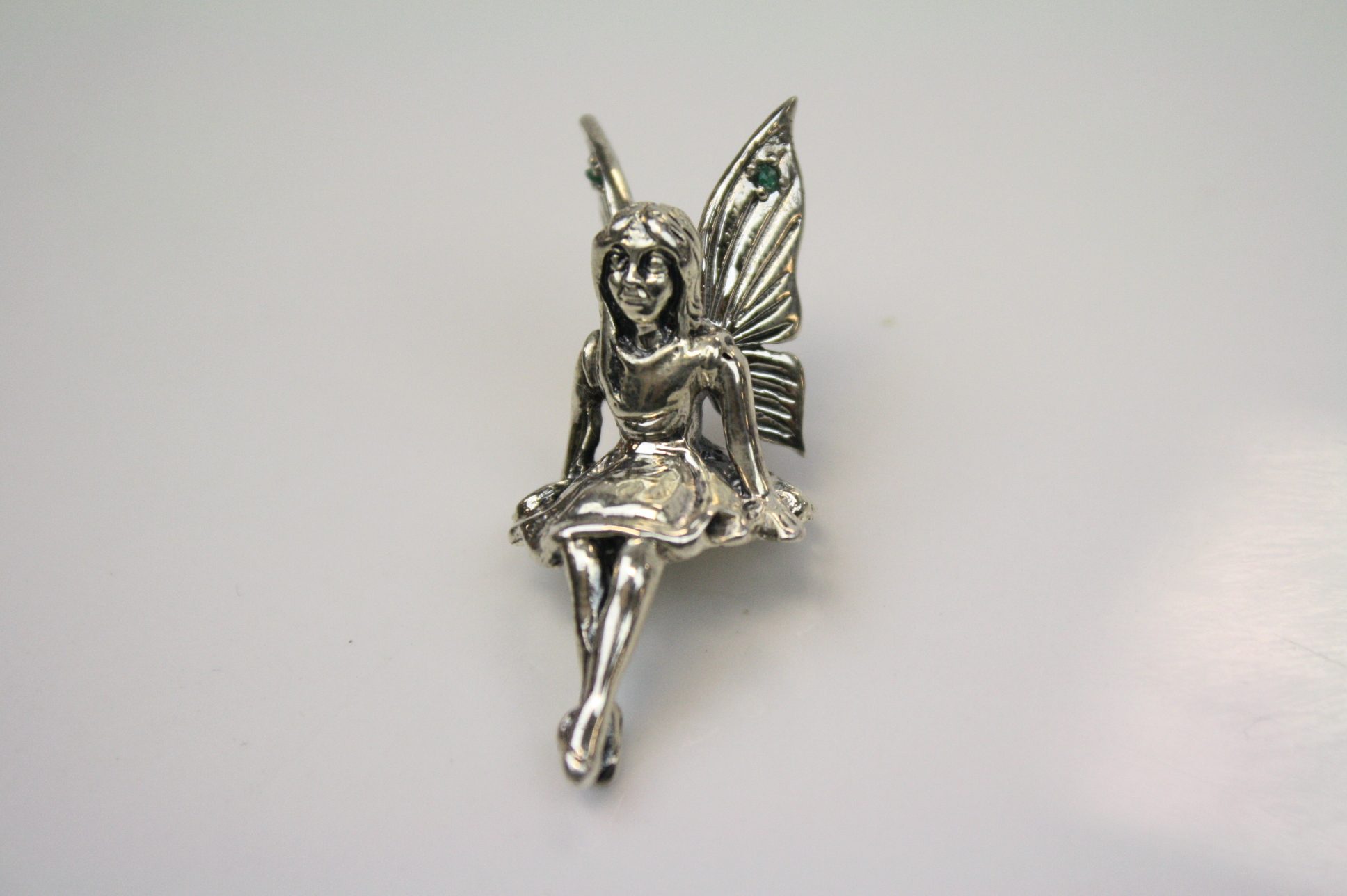 A silver figure of a fairy - Image 2 of 4