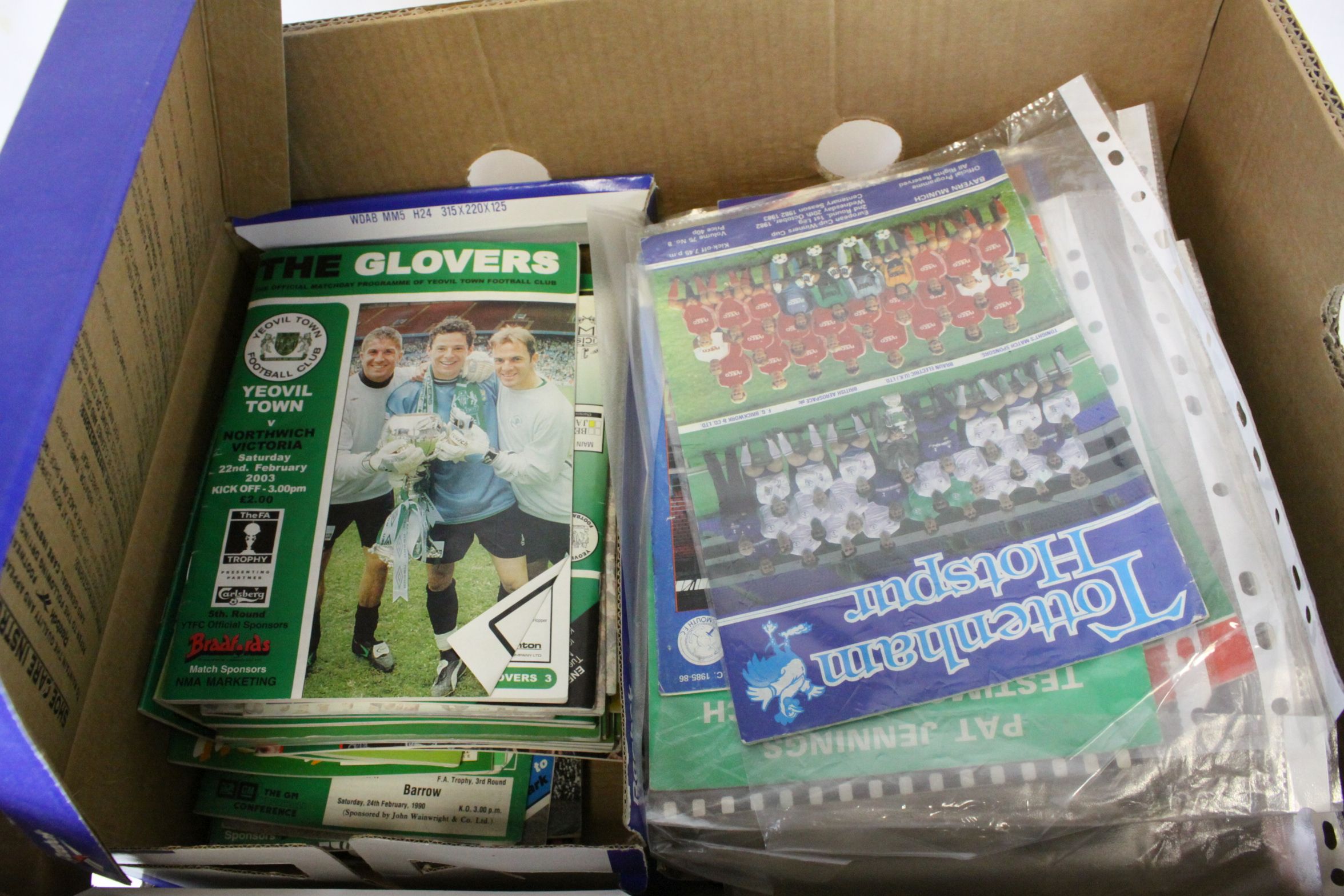 Football - Crate of Football Programmes including Yeovil Town from 1980's onwards and Tottenham - Image 3 of 3