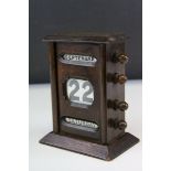 Edwardian Oak Cased Perpetual Desk Calendar