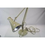 Mid 20th century Herbert Terry Cream Angle Poise Lamp