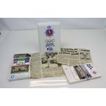 Football and Olympics / Police Interest - a quantity of trade cards handed out by Kent Police
