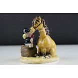 Royal Doulton Thelwell Figure ' Ice Cream Treat ' NT9, h.13cms