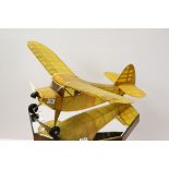 Scratch Built Balsa Wood Airplane Model, L.68cms