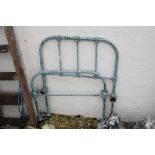 Early to Mid 20th century Child's Wrought Iron Bed Ends
