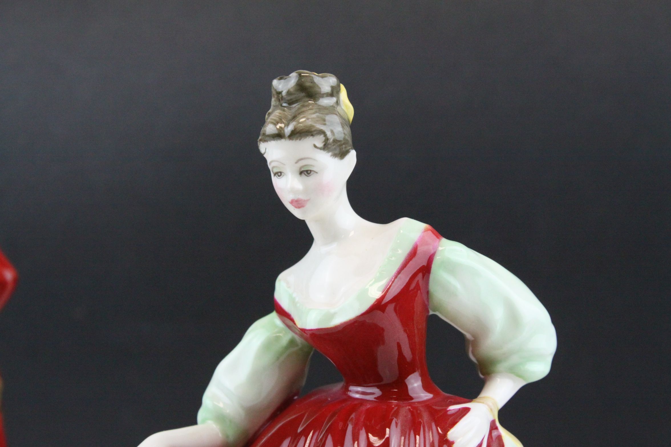 Three Royal Doulton Figurines - Buttercup, Fair Lady and Lady Worsley ( limited edition no. 512 ) - Image 6 of 10