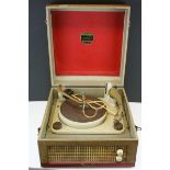 Retro Dansette Portable Record Player