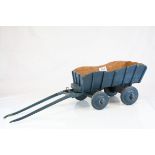 Wooden Scale Model of a Hay Cart, 64cms long including shafts