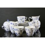 A part Royal Copenhagen blue and white coffee