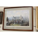 Howard Butterworth, Signed Limited Edition Print of a Farm Auction, no.78/250, 39cms x 57cms