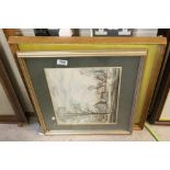 Two Watercolours - R Y Ferguson ' Valley of the Dochart ' and John Harfield ' Old Hampshire