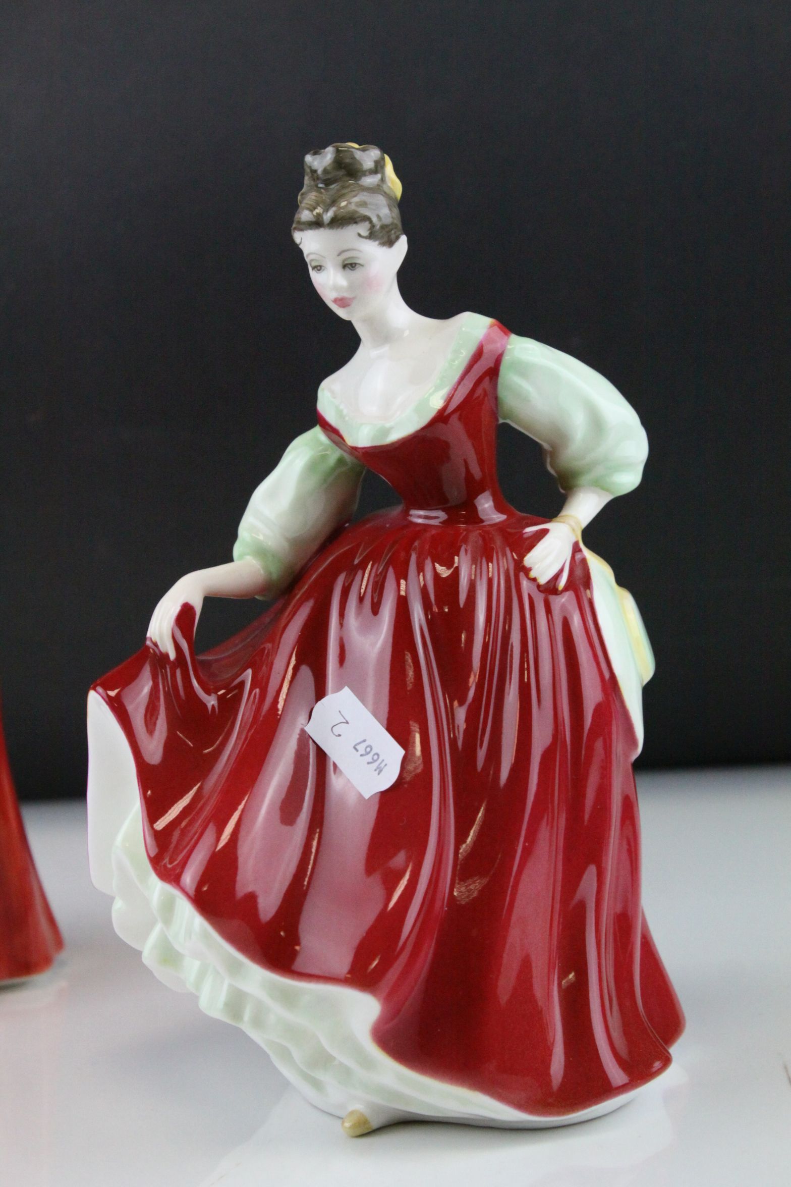 Three Royal Doulton Figurines - Buttercup, Fair Lady and Lady Worsley ( limited edition no. 512 ) - Image 5 of 10