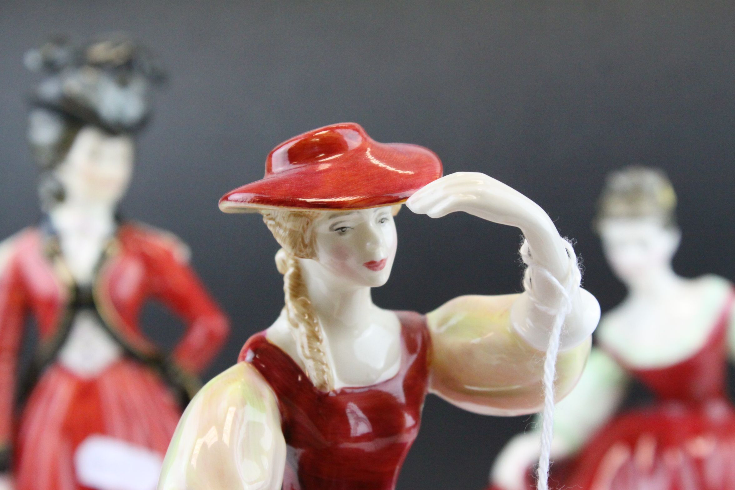 Three Royal Doulton Figurines - Buttercup, Fair Lady and Lady Worsley ( limited edition no. 512 ) - Image 3 of 10