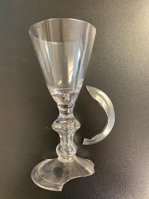 Collection of Twenty mainly Antique Drinking Glasses including one with an Air Twist Stem - Image 3 of 8