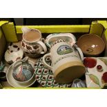 A quantity of studio pottery items to include Chelsea Works Burslem, Eden, etc.