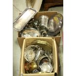 A large quantity of good quality silverplate.