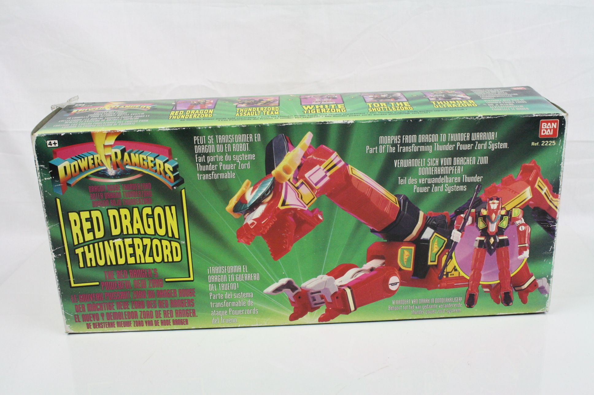 Boxed Bandai Power Rangers 2225 Red Dragon Thunderzord plus a Bandai 2220 Megazord box with - Image 3 of 7