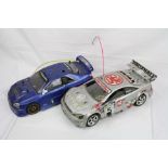 Two radio control cars to include a Kyosho 1/10 Vauxhall Astra Nitro with Kyosho GX-12 4WD engine