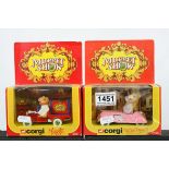 Two boxed Corgi Muppet Show diecast models to include 2031 Fozzie and 2032 Miss Piggy, diecast