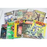 Comics - 11 Comics, Fanzines and booklets to include Creepy, Rampaging Hulk, The Rocket Blasts and