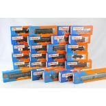 25 Boxed ROCO HO gauge items of rolling stock