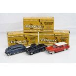 Three boxed 1:43 Brooklin Models white metal models to include BRK 77 1959 Mercury Commuter, BRK