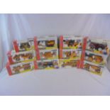 12 Boxed Joal Compact diecast construction models to include 241, 222, 215, 220, 217, 219, 191, 161,