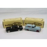 Two boxed 1/43 Brooklin Models metal models to include BRK 19X 1955 Chrysler C300 Brooklin