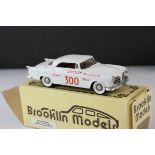 Boxed 1:43 Brooklin Models BRK 19X 1955 Chrysler C300 Miniature Cars USA Daytona 300 white metal