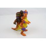Teenage Mutant Ninja Turtles - Cave Man Donatello and Trippy Tyrannosaurus figure set, with staff