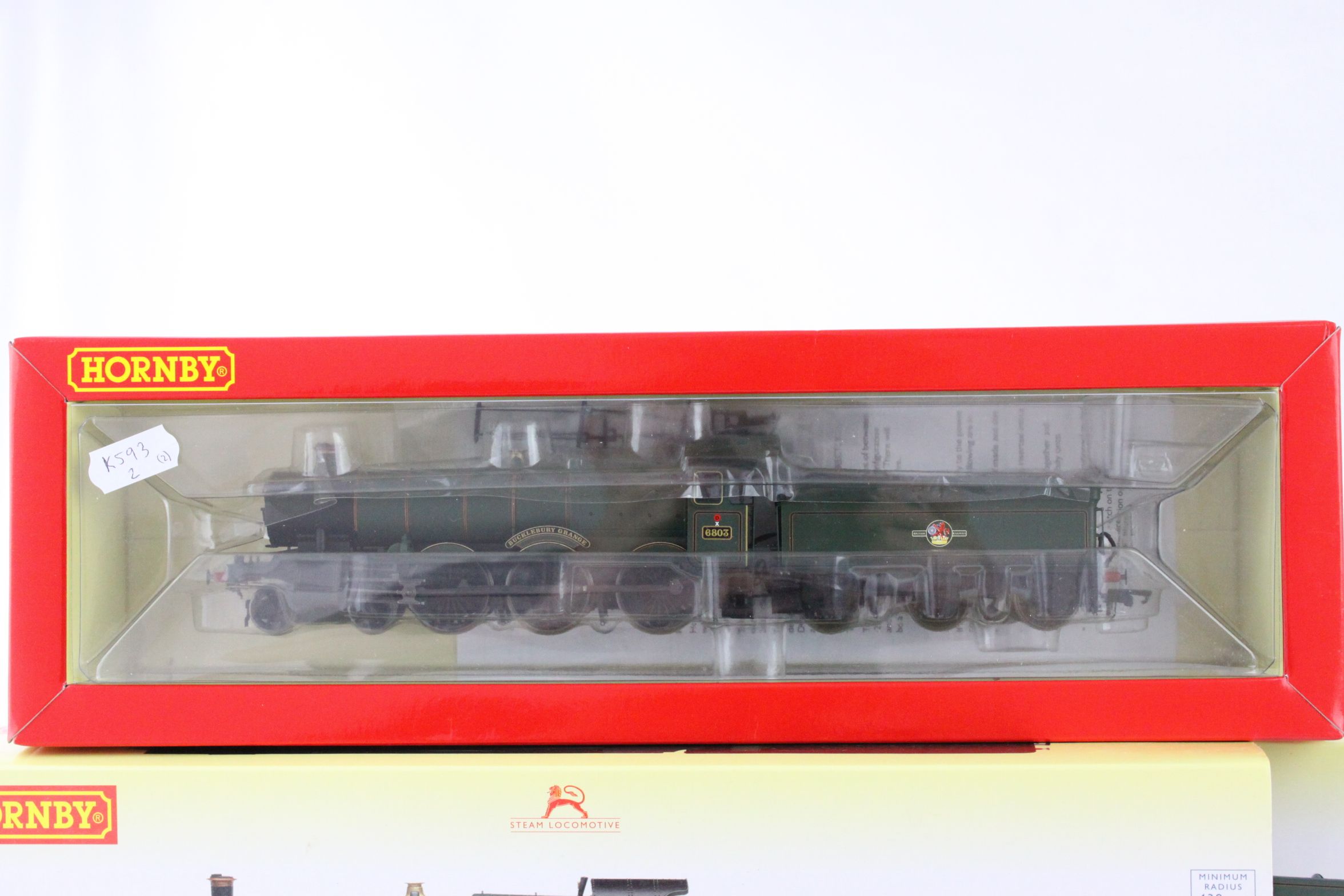 Two boxed Hornby OO gauge DCC Ready locomotives to include R3209 BR 4-6-0 Grange Class Bucklebury - Image 2 of 6