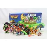 Boxed Hasbro Bucky O Hare Toad Double Bubble vehicle (near complete, one end flap side damaged) plus