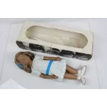 Boxed Sasha doll 116S Honey Blonde Party, doll in excellent condition, box with wear and tatty