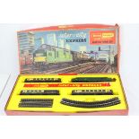 Boxed Triang Hornby OO gauge RS9 Intercity Express electric train set, with D6830 Diesel locomotive,