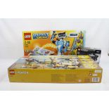 Lego - Three boxed sets to include Creator 31084 Pirate Roller Coaster, Boost Build Code Play