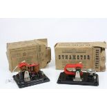 Two boxed electric motors to include ESL 4 Volt Electric Motor No 162 and ESL Dynamotor No 1501,