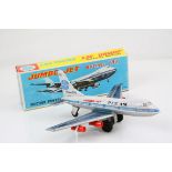 Boxed TT (Japan) tin plate friction powered Jumbo Jet Boeing 747, vg