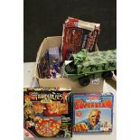 Quantity of 80s/90s toys to include WCW Wrestling ring, American Gladiators figures, Action Force