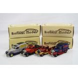 Four boxed 1:43 Brooklin Models metal models to include BRK 16X 1935 Dodge Merley House Model Museum