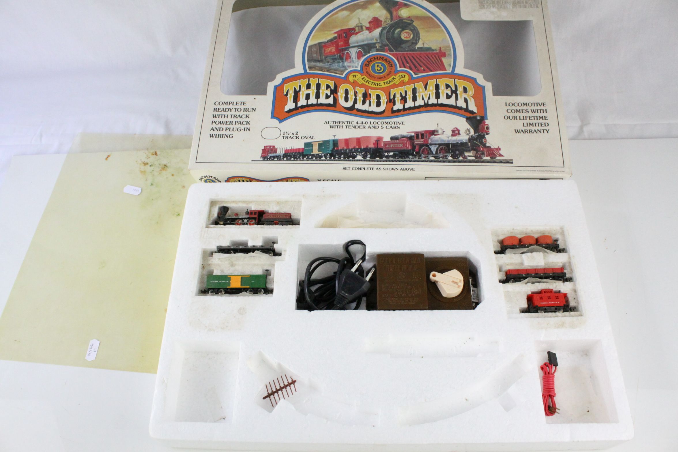 Boxed Bachmann N gauge The Old Timer electric train set, incomplete, but containing Old Timer - Image 2 of 7