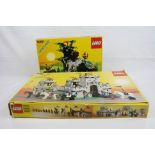 Lego - Two boxed Legoland sets to include 6066 Camouflaged Outpost and 6080 King's Castle, both